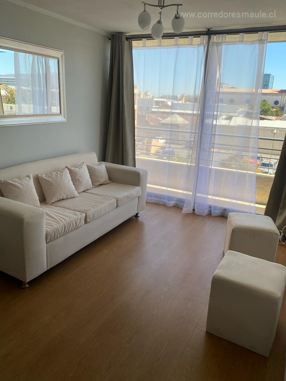 DEPARTAMENTO AMOBLADO EN ARRIENDO PLENO CENTRO DE TALCA